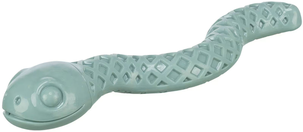 Hundeleke Snack-Snake i TPR 27cm