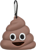 Hundeposeholder Silikon Poop Brun 8x5cm M/15 Hundeposer