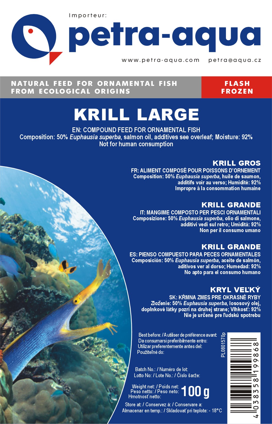 Krill large frossen 100g