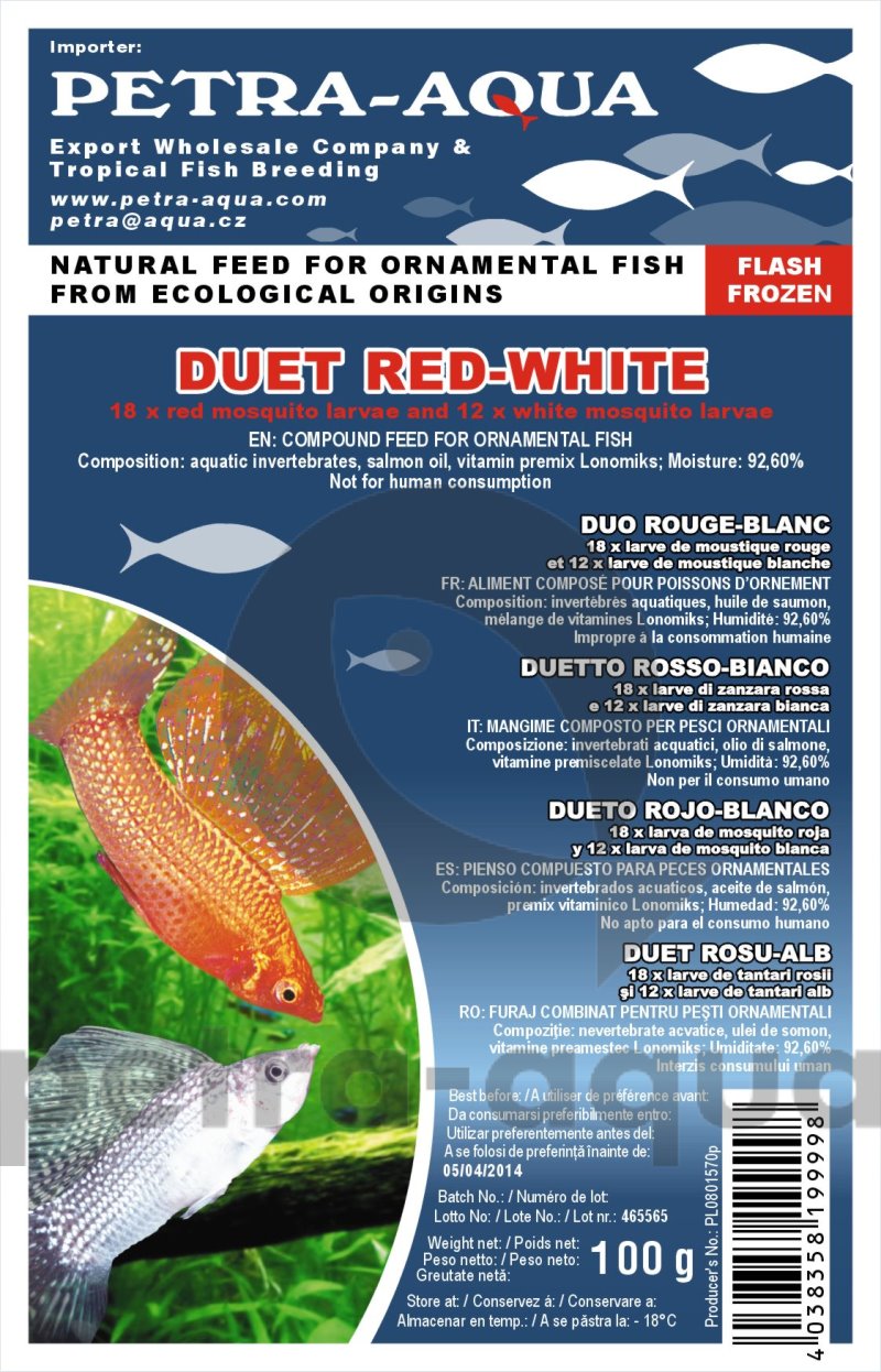 Duet Red-White frossen 100g