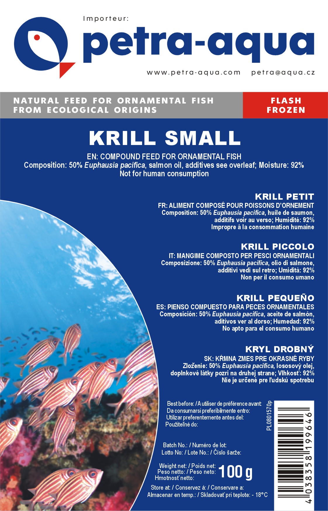 Krill small frossen 100g