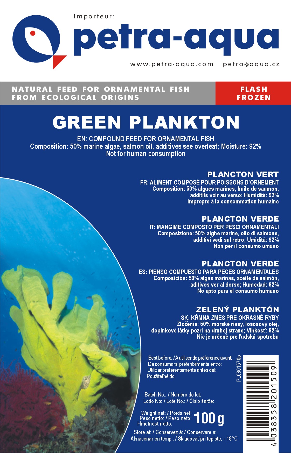 Green Plankton Frossen 100g