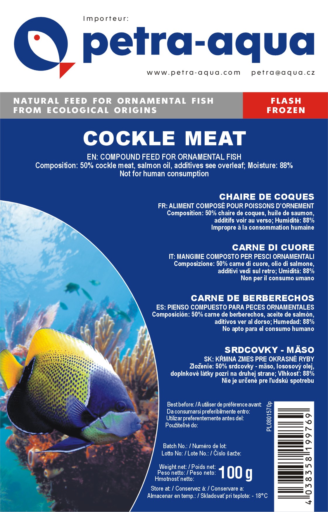 Cockle Meat frossen 100g