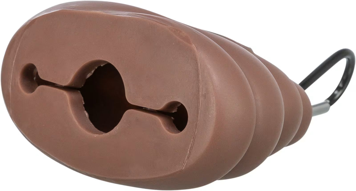 Hundeposeholder Silikon Poop Brun 8x5cm M/15 Hundeposer