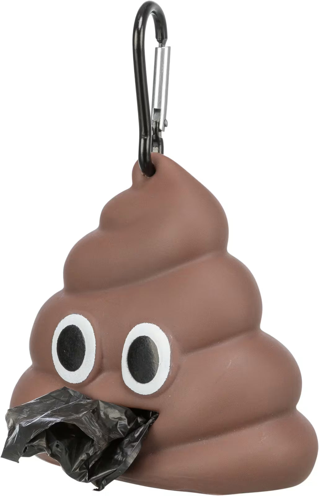 Hundeposeholder Silikon Poop Brun 8x5cm M/15 Hundeposer