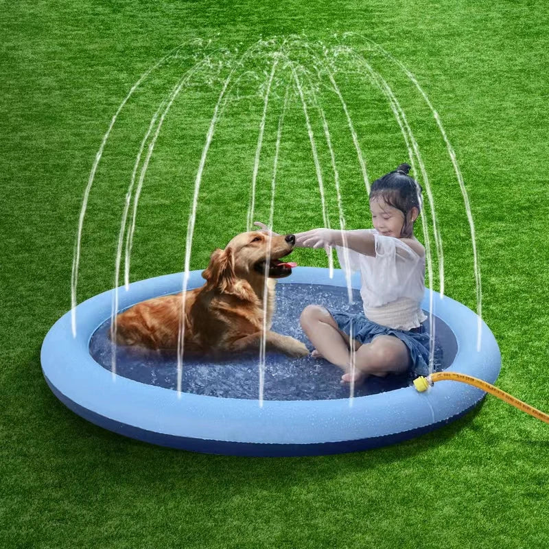 Whesco Hundebasseng med sprinkler