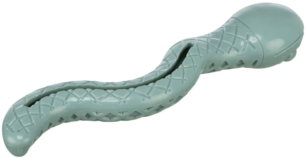 Hundeleke Snack-Snake i TPR 27cm