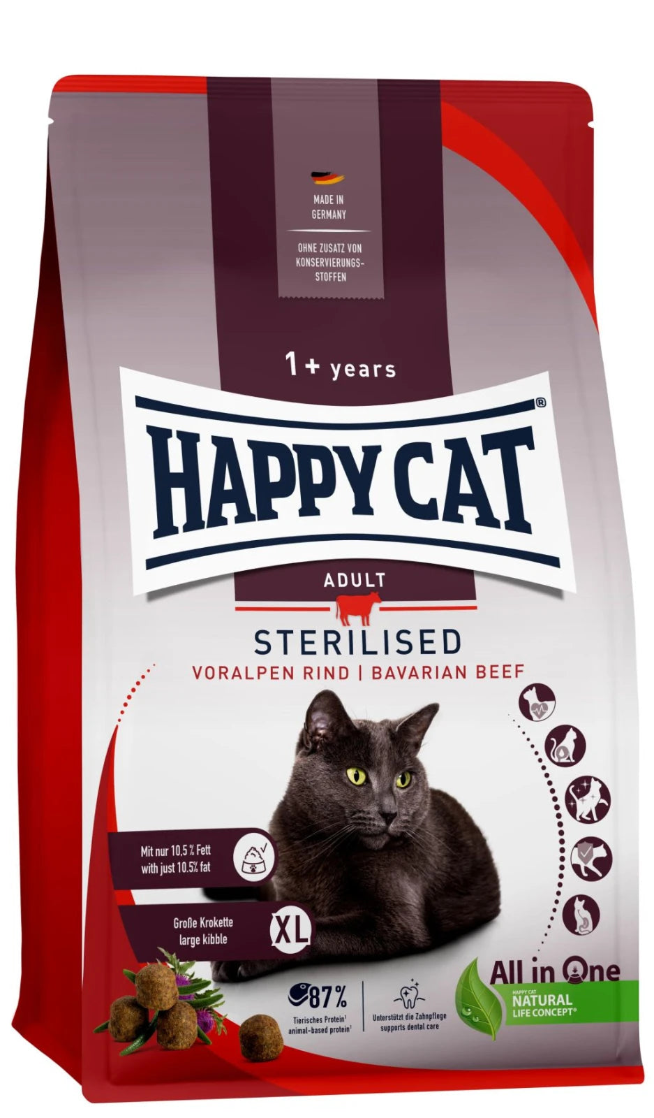 Happy Cat Sterilisert Adult Oksekjøtt